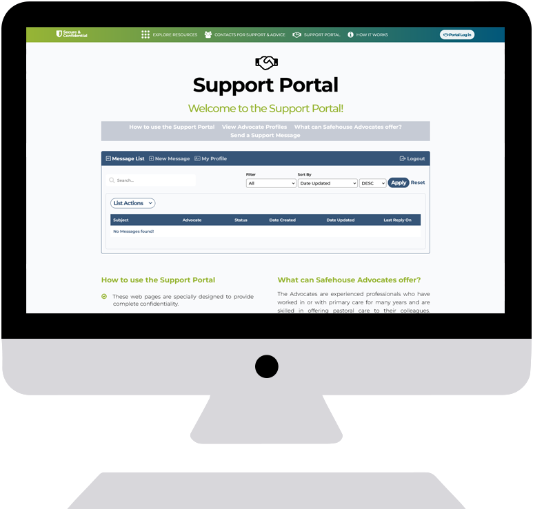 Portal Screen Shot